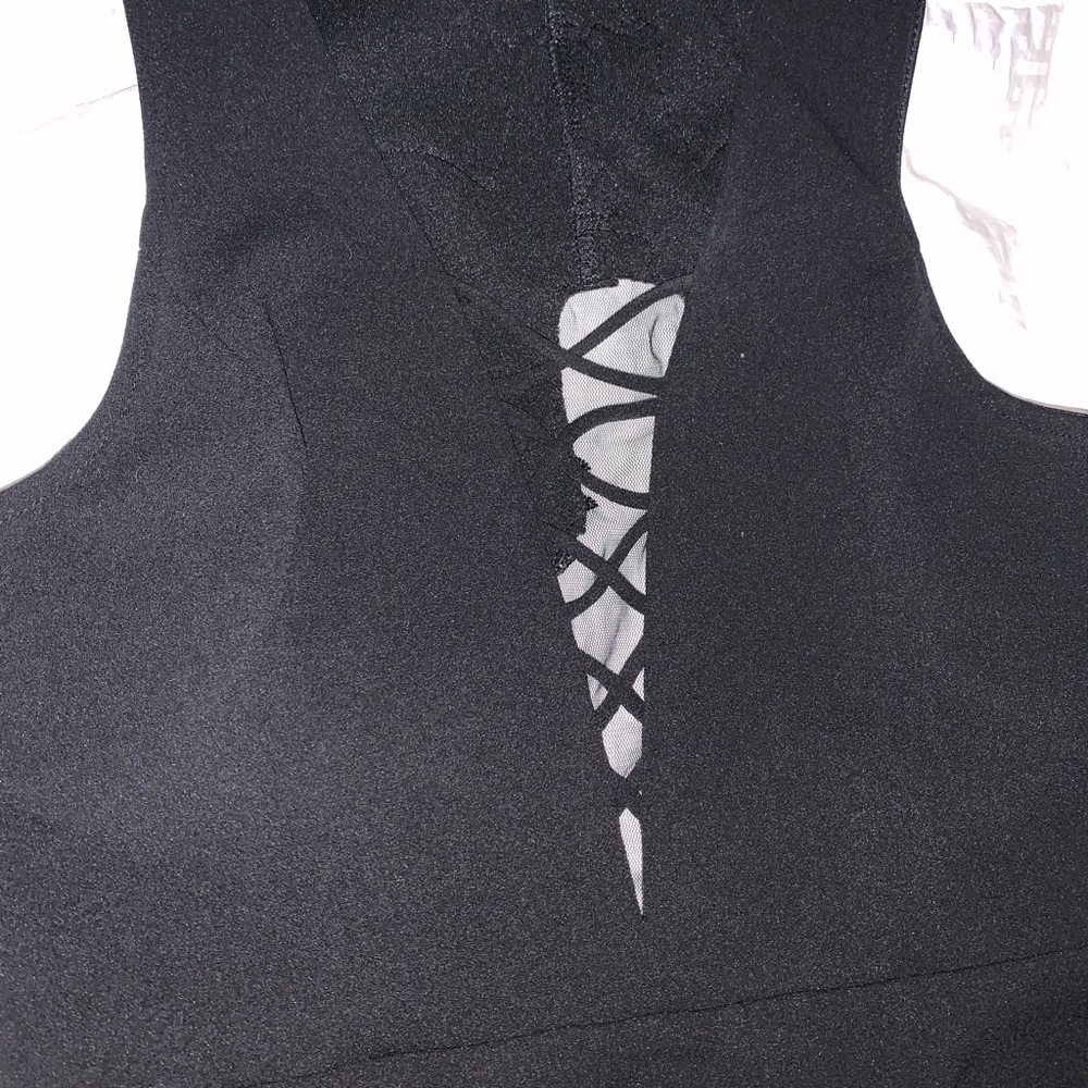 Sexy fitted black dress ..